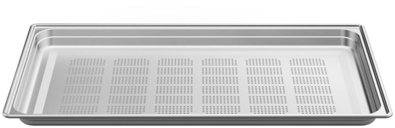 V-ZUG perforeeritud roostevabast terasest leht, L/P/K 629 x 370 x 28 mm, 1094789