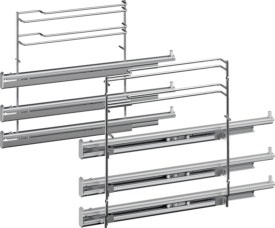 BOSCH HEZ638300, teleskoop täispikendus, 3-kordne, roostevaba teras