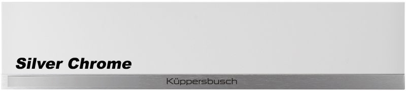 Küppersbusch CSZ 6800.0 W3, 14 cm tarvikute sahtel, ees valge / hõbedane kroom, garantiiga 5 aastat!