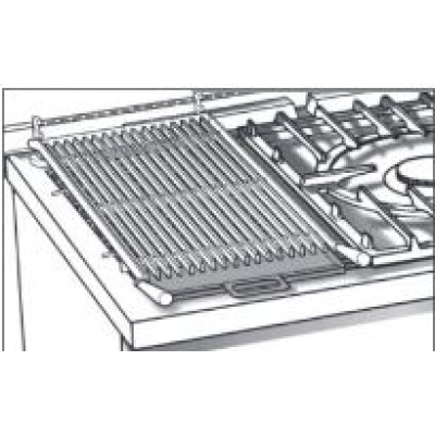 Lacanche gaasigrill roostevabast terasest rest, LCKG