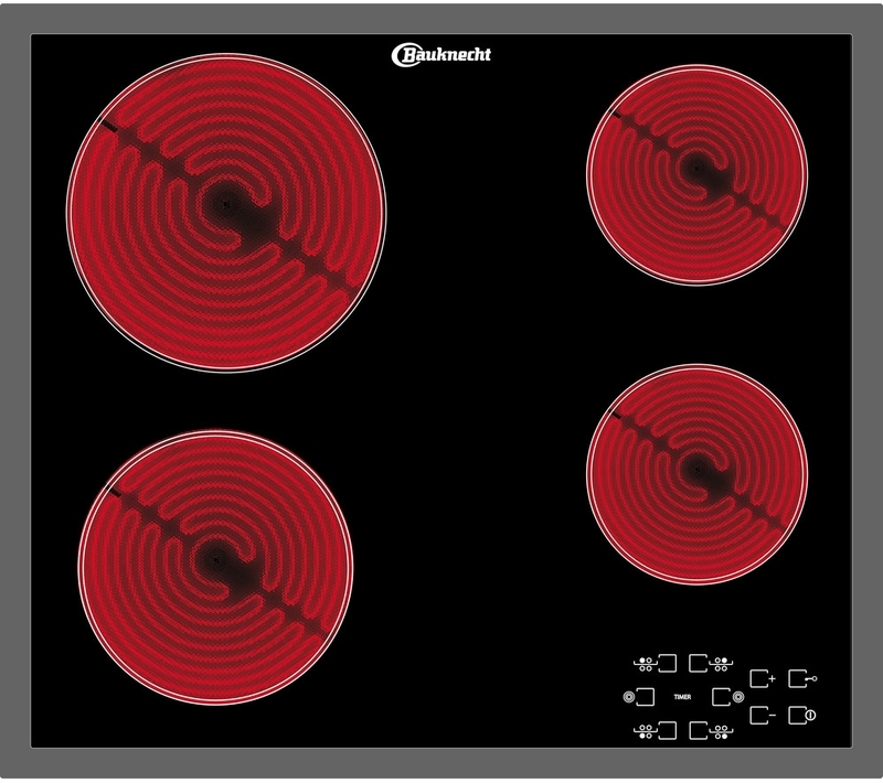 Bauknecht CTAR 8640 IN glass ceramic hob with stainless steel frame, 60 cm, with 5 year guarantee!