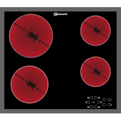 Bauknecht CTAR 8640 IN glass ceramic hob with stainless steel frame, 60 cm, with 5 year guarantee!
