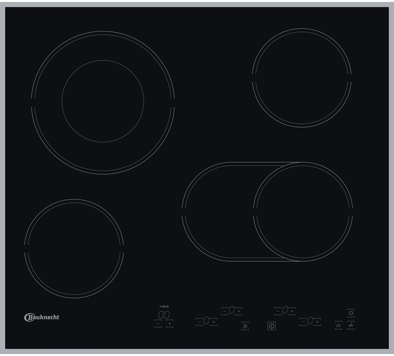 Bauknecht CTAR 8642/1 IN glass ceramic hob with aluminum frame, 60 cm, with 5 year guarantee!