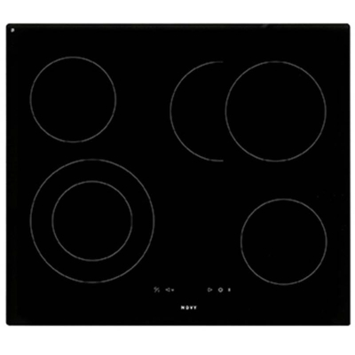 Novy Power 1102 glass ceramic hob, 59 cm, with 5 year guarantee