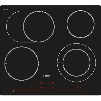 Bosch PKN601DP1D, electric hob glass ceramic, series 8, flush, 60 cm, with 5 year guarantee!