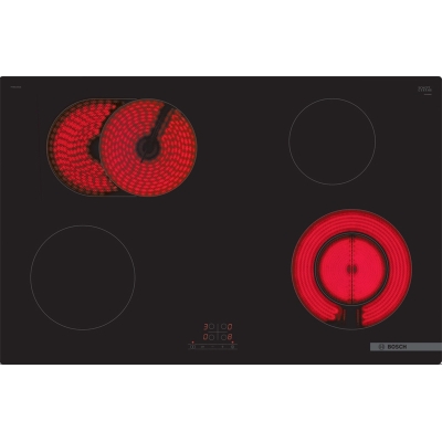 Bosch PKN811BA2E, electric hob, series 4, frameless, 80 cm, with 5 year guarantee!