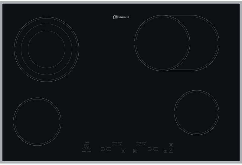 Bauknecht CTAR 8743/2 IN glass ceramic hob with aluminum frame, 77 cm, with 5 year guarantee!