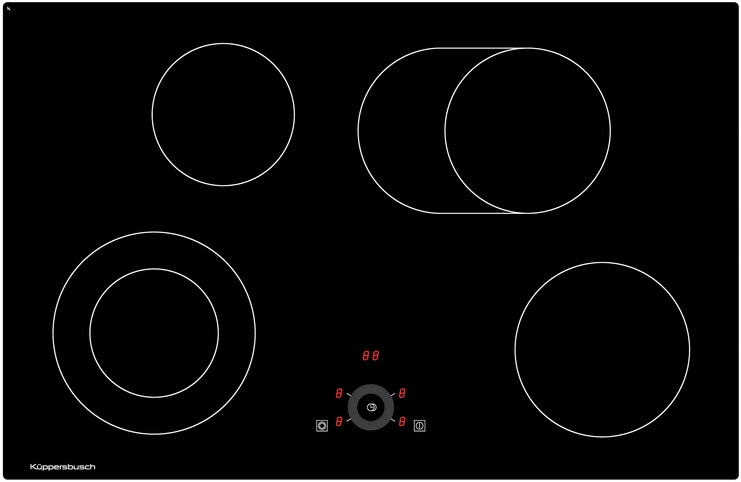 Küppersbusch KE 8330.0 SR, электрическая варочная поверхность, 80 см, безрамочная, с гарантией 5 лет!