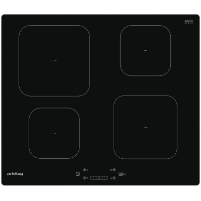Privileg PS 15Q60 AL, induction hob 60 cm, brushed aluminum frame, with 5 year guarantee!