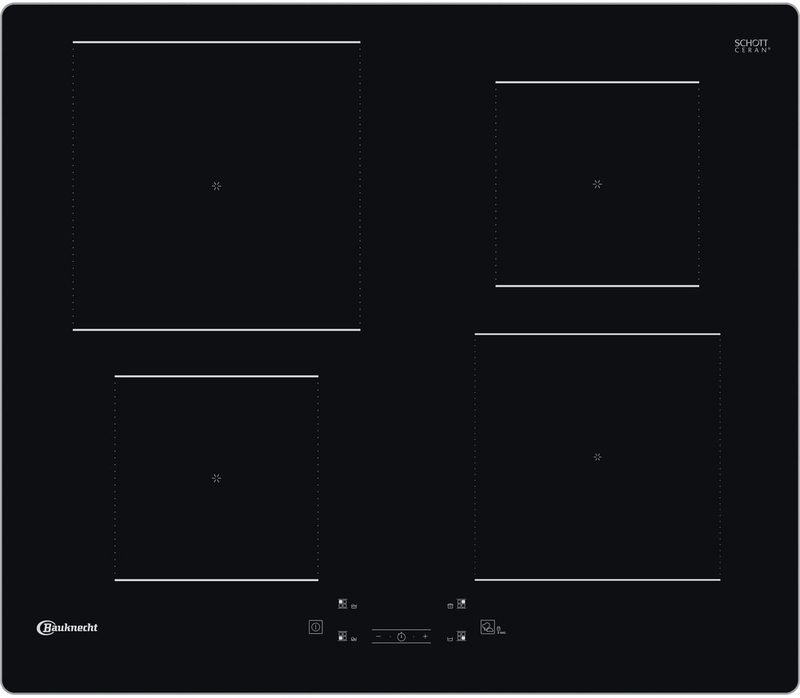 Bauknecht BQ 5160S AL induction hob with aluminum frame, 60 cm, with 5 year guarantee!