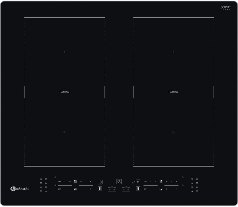 Bauknecht BB 8760C AL induction hob with aluminum frame, 60 cm, with 5 year guarantee!