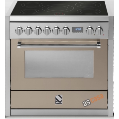 Terasest Genesi 90, pliit, 90 cm, Combisteam, värv Sabbia, G9F-4TSA, garantiiga 5 aastat!