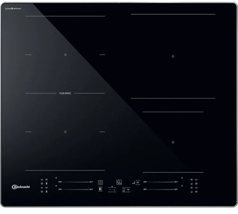 Индукционная варочная панель Bauknecht BS 5860F CPAL с алюминиевой рамой, 60 см, с гарантией 5 лет!