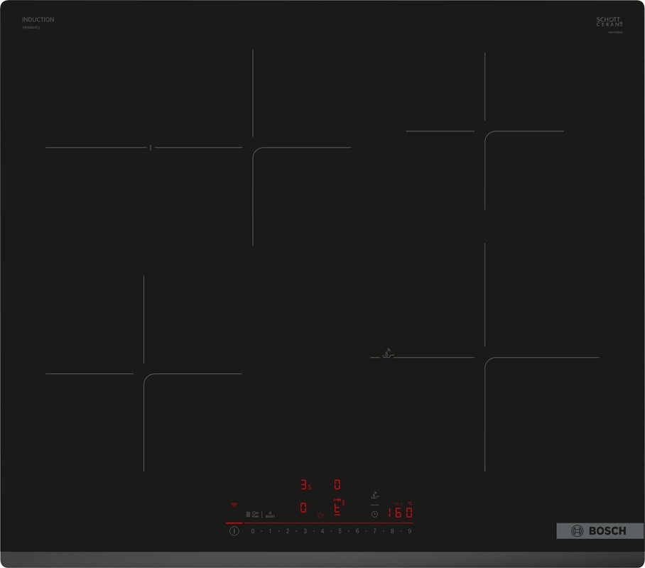 Bosch PIF63KHC1E, варочная панель индукционная, серия 6, безрамная, 60 см, с гарантией 5 лет!
