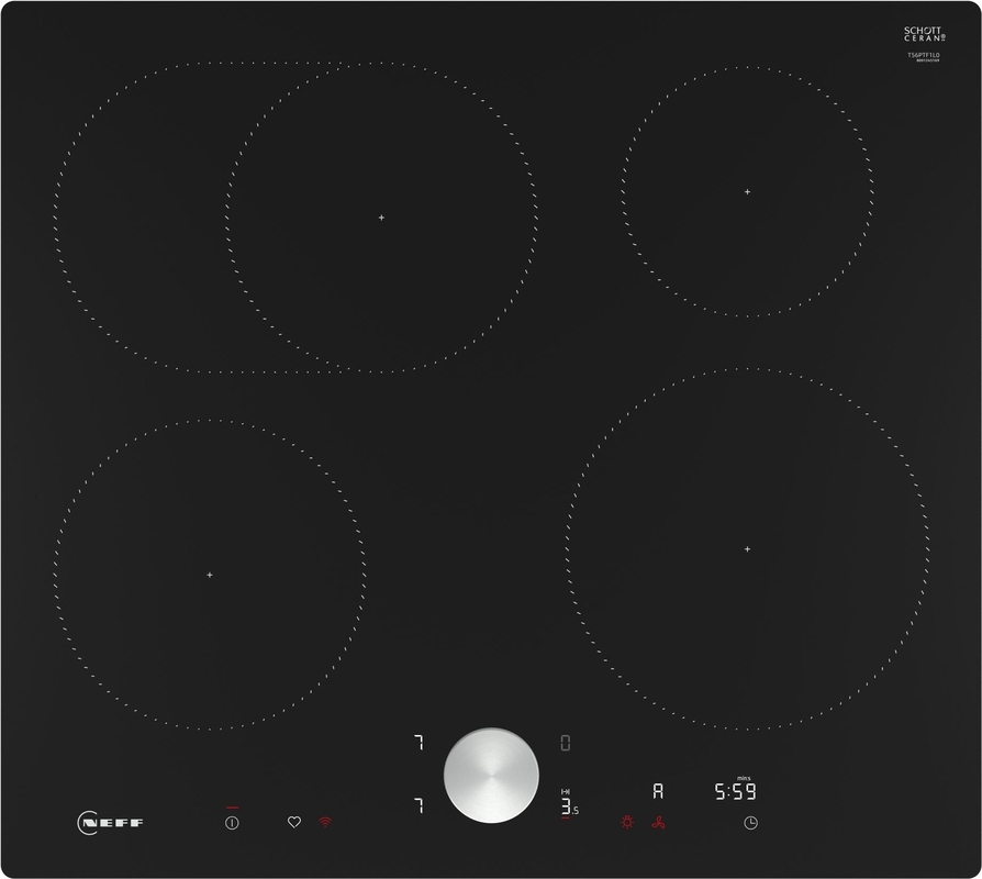 Neff T56PTF1L0, индукционная варочная панель, 60 см, черная, заподлицо, с гарантией 5 лет!