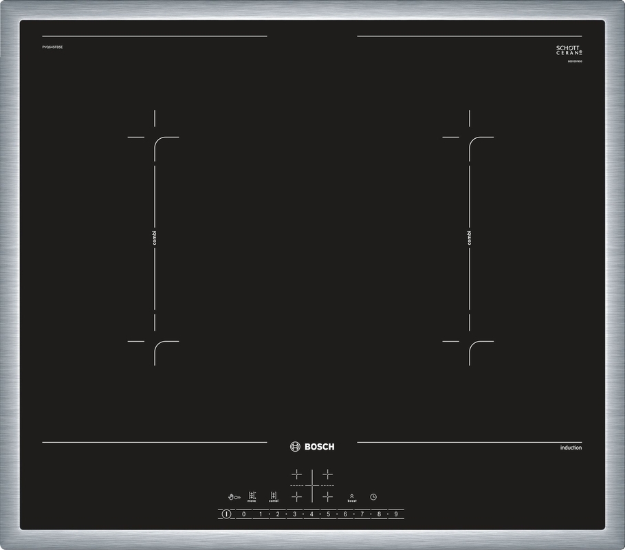 Bosch PVQ645FB5E, induction hob, series 6, frame-mounted, 60 cm, with 5 year guarantee!