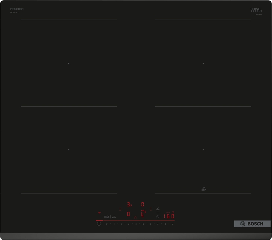 Bosch PVQ63KHC1E, induction hob, series 6, frameless, 60 cm, with 5 year guarantee!