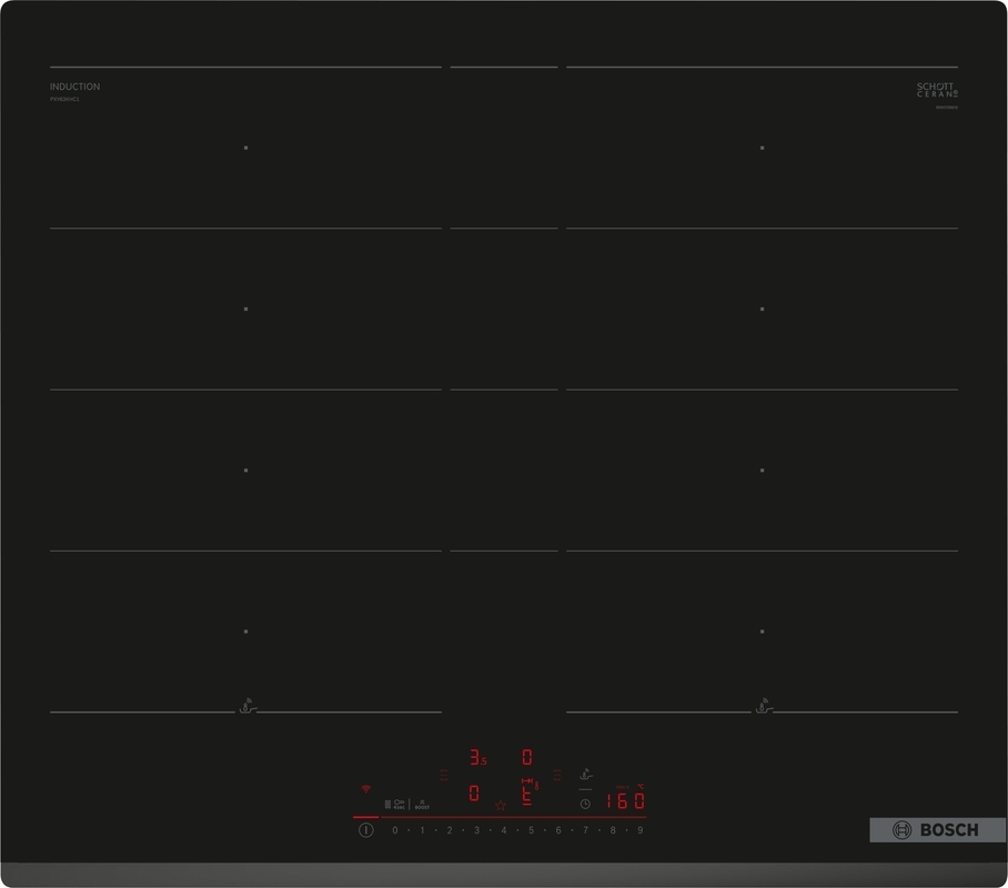 Bosch PXY63KHC1E, индукционная варочная панель, серия 6, безрамная, 60 см, с гарантией 5 лет!