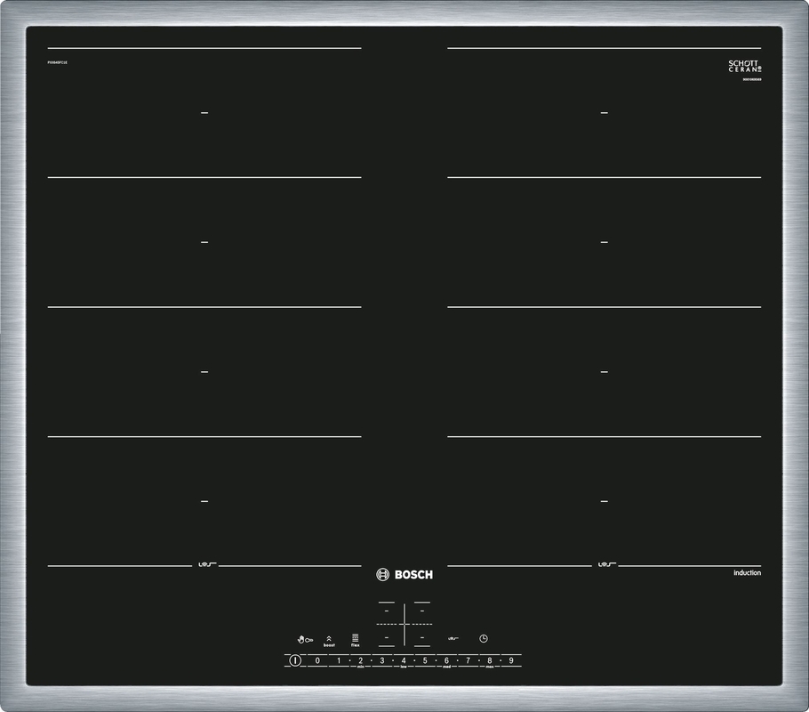 BOSCH PXX645FC1E, induction hob, series 6, frame-mounted, 60 cm, with 5 year guarantee!