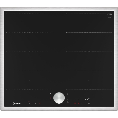 Neff T66STX4L0, induktsioonpliit, 60 cm, must, roostevaba terasraam, garantiiga 5 aastat!