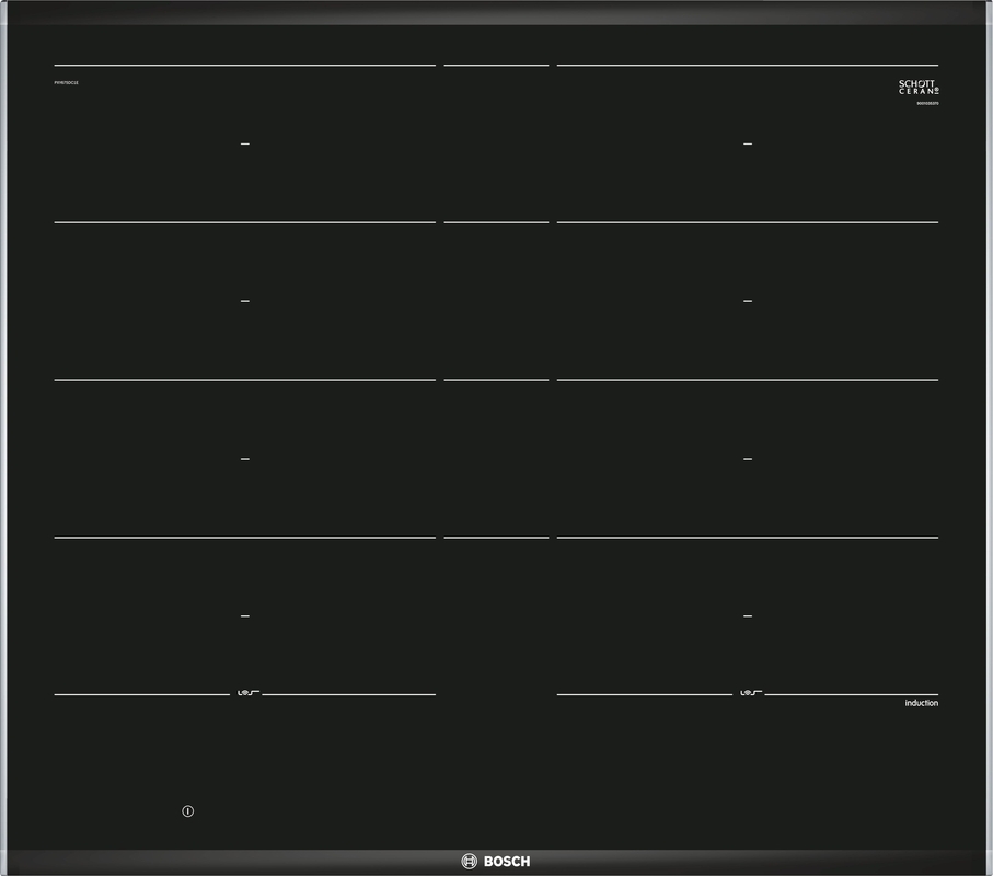 Bosch PXY675DC1E, индукционная варочная панель, серия 8, на раме, 60 см, с гарантией 5 лет!