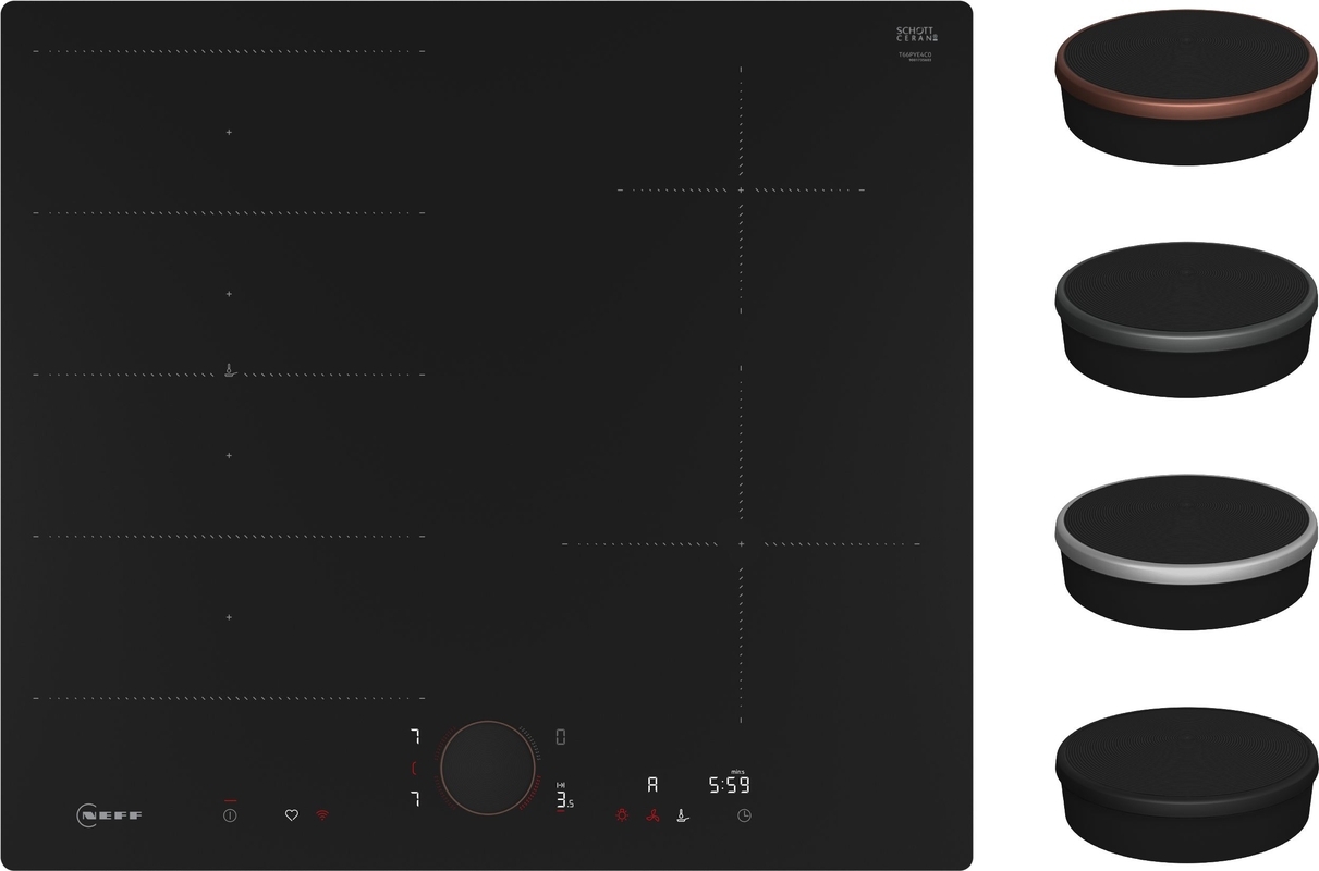 Neff T66PYE4C0, индукционная варочная панель заподлицо, 60 см, черный, С ГАРАНТИЕЙ 7 ЛЕТ