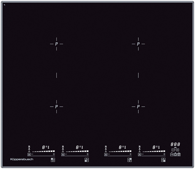 Küppersbusch KI 6800.0 SF, full-surface induction 60 cm, facet, with 5 year guarantee!