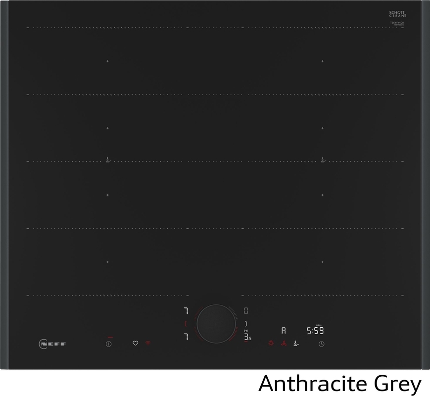 Neff T66AUY4C0, induktsioonpliit, 60 cm, antratsiithall, 7-AASTISE GARANTIIGA
