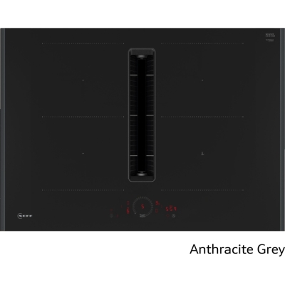 Neff V57YHQ4C0, induction hob with extractor hood, 70 cm, Anthracite Gray Z9802PFAY0, WITH 7 YEAR WARRANTY