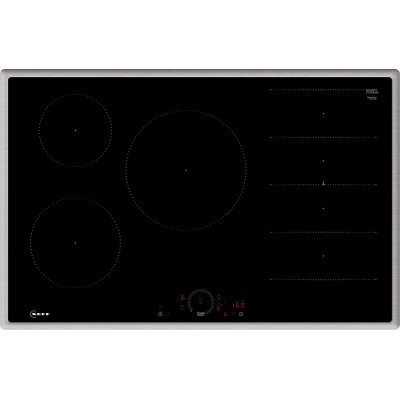 Neff T68SHV4L0, induktsioonpliit, 80 cm, must, roostevaba terasraam, garantiiga 5 aastat!