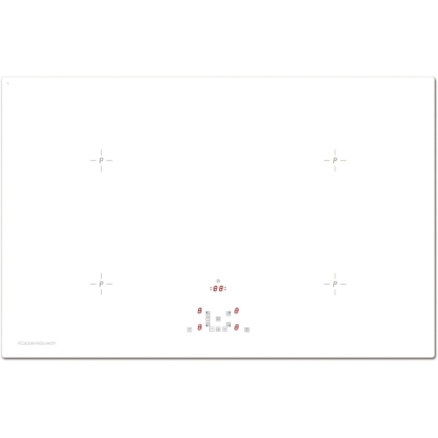Küppersbusch KI 8520.0 WR, induction cooking surface, 80 cm, white, frameless, with 5 year guarantee!