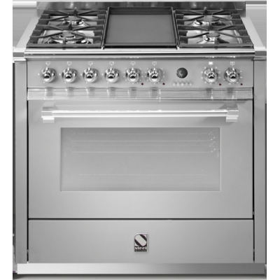 Сталь Ascot 90, плита, 90 см, Combisteam, цвет нержавеющая сталь, А9С-4ТСС, с гарантией 5 лет!