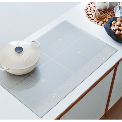 Küppersbusch KI 8800.0 GR, full-surface induction 80 cm, gray, frameless, with 5 year guarantee!