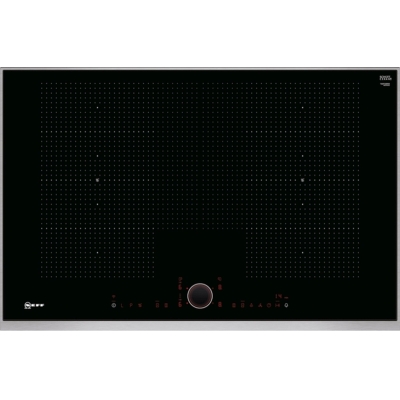 Neff T68TS6RN0, self-sufficient induction hob, Flex Induction, design frame, 80 cm, WITH 7 YEAR WARRANTY