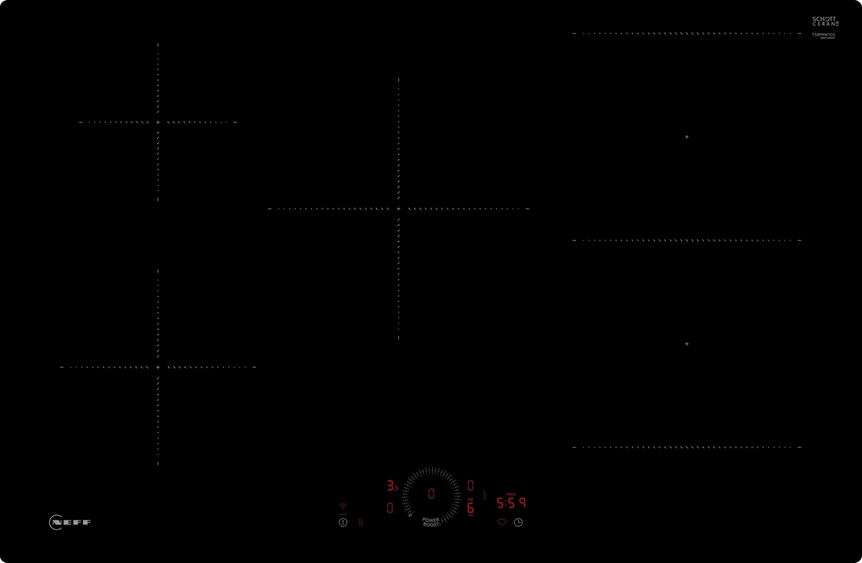 Neff T58PHW1C0, индукционная варочная панель заподлицо, 80 см, черный, С ГАРАНТИЕЙ 7 ЛЕТ