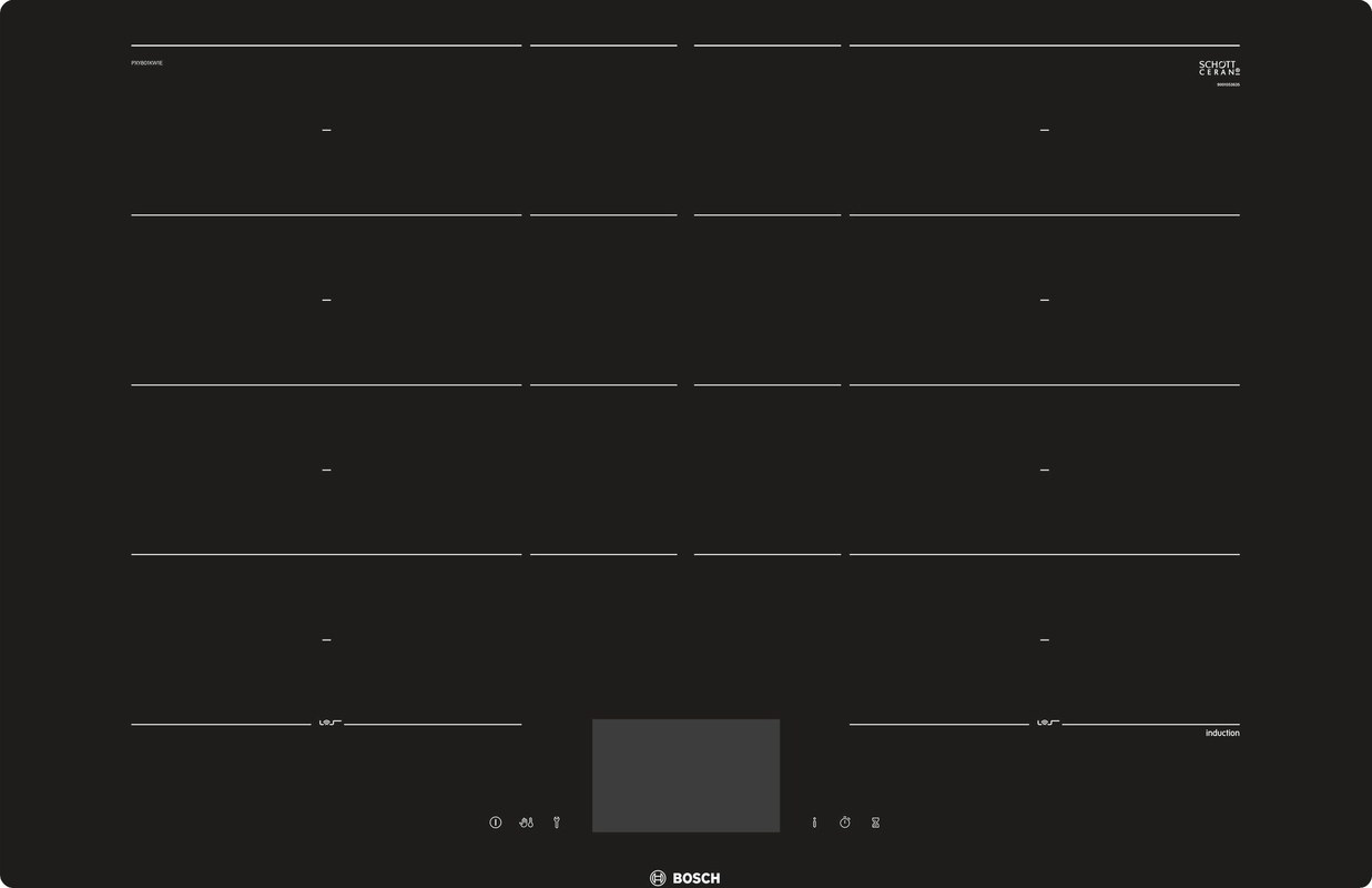 Bosch PXY801KW1E, induktsioonpliit, seeria 8, loputus, 80 cm, garantiiga 5 aastat!