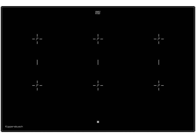 Küppersbusch KI 8820.0 SR, induction cooking surface, 80 cm, frameless, with 5 year guarantee!