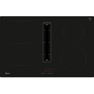 Neff V58NBS1L0, õhupuhastiga induktsioonpliit, 80 cm, must, raamita, garantiiga 5 aastat!
