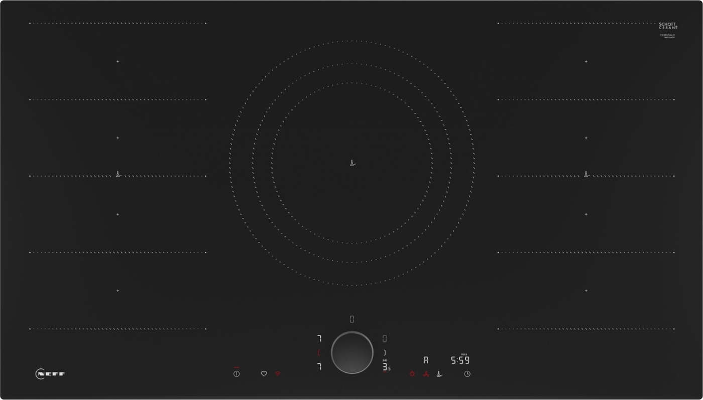 Neff T69FUV4L0, индукционная варочная панель безрамная, 90 см, черный, С ГАРАНТИЕЙ 7 ЛЕТ