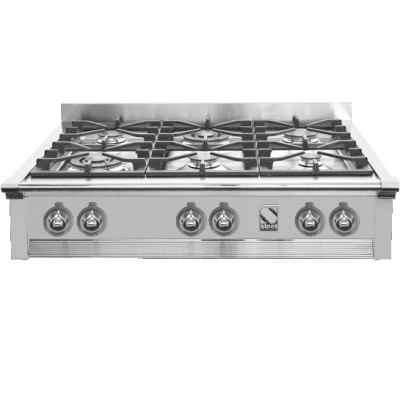 Steel Ascot 90, built-in hob, 90 cm, color stainless steel, A9-4BSS, with 5 year guarantee!