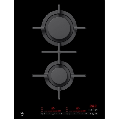 V-ZUG GAS421GSAZ, gas hob, Dual Design Black, 3106460215, 10 YEAR WARRANTY!