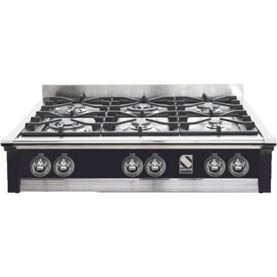 Steel Ascot 90, built-in hob, 90 cm, color black, A9-4TBA, with 5 year guarantee!