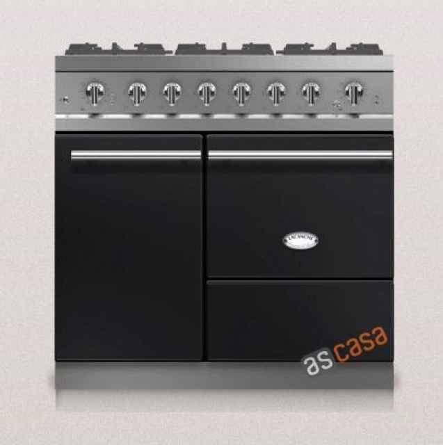 Lacanche Bussy Modern, cooking station, 90 cm, color black, with 5 year guarantee!