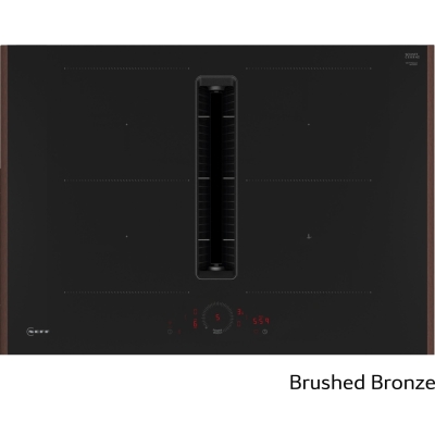 Neff V57YHQ4C0, induction hob with extractor hood, 70 cm, brushed bronze Z9802PFBY0, WITH 7 YEAR WARRANTY