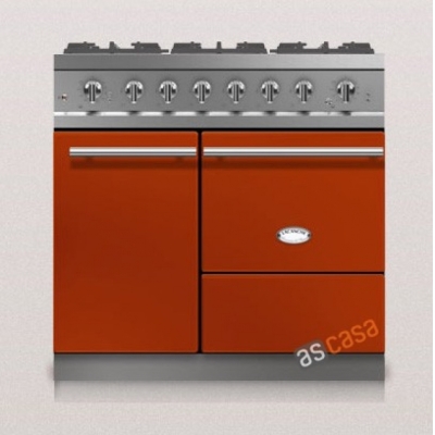 Lacanche Bussy Modern, küpsetusjaam, 90 cm, värviline terrakota, garantiiga 5 aastat!