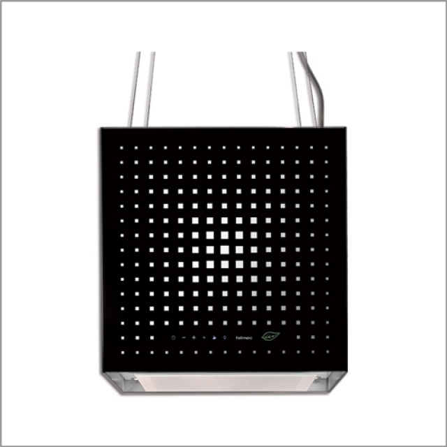 Falmec Rubik E.ion® system, black, 43 cm, wall hood, with 5 year guarantee