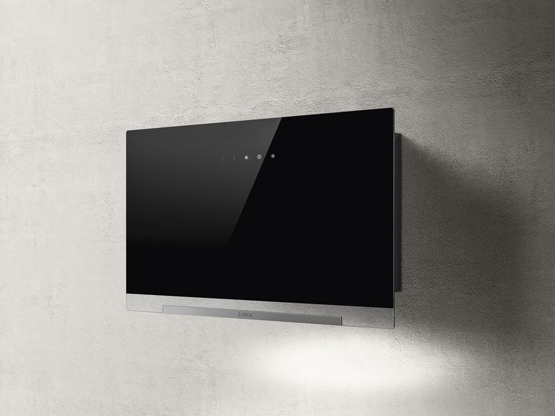 Single piece Elica APLOMB BL/A/60 wall hood black, PRF0166938. With a 5 year guarantee!