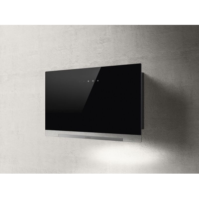 Single piece Elica APLOMB BL/A/60 wall hood black, PRF0166938. With a 5 year guarantee!
