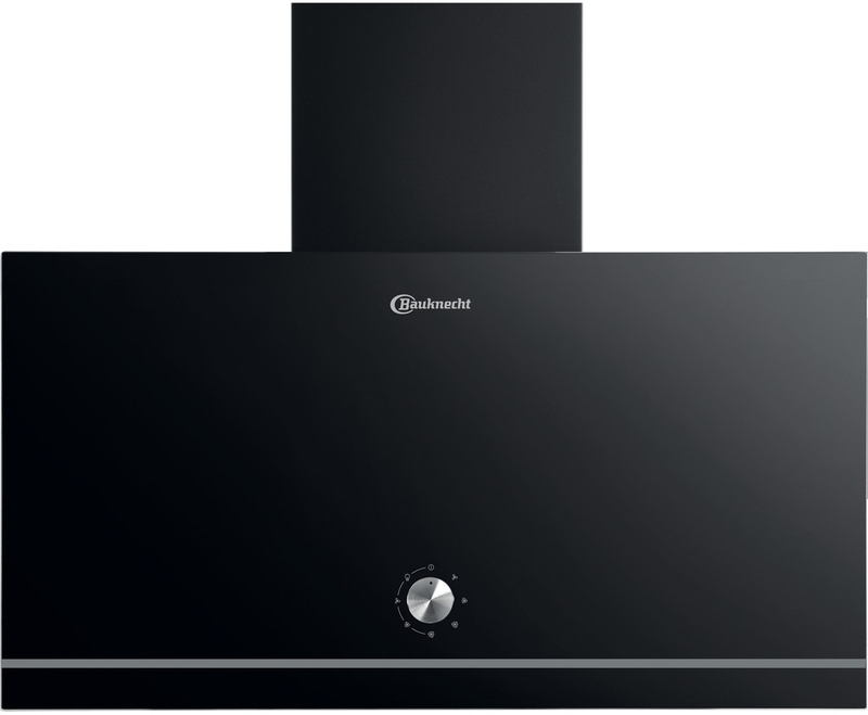 Bauknecht DBHVA 62F LM K, wall hood 60 cm, black glass, EEK: A, with 5 year guarantee!