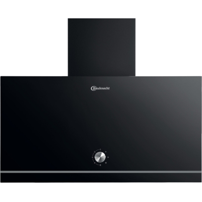 Bauknecht DBHVA 62F LM K, wall hood 60 cm, black glass, EEK: A, with 5 year guarantee!